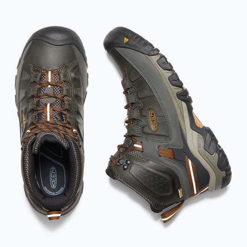 Vyriški trekingo batai KEEN Targhee III Mid black olive 1017787 10