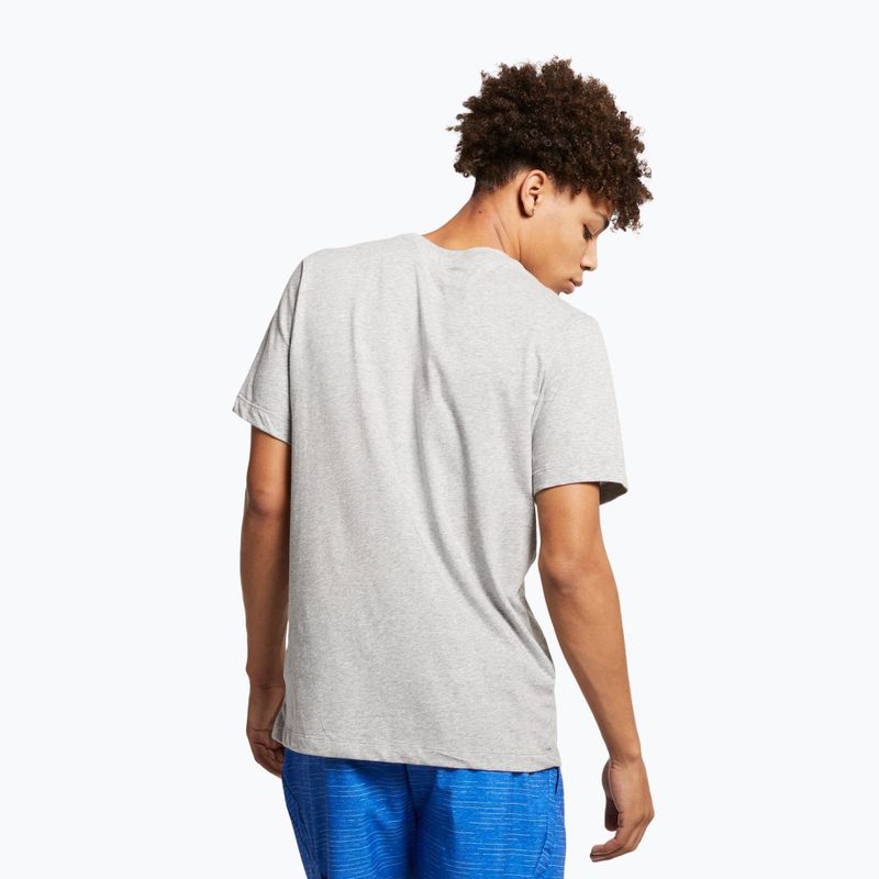 Vyriški marškinėliai Nike Dri-Fit dark grey heather/black 3