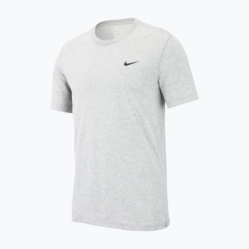 Vyriški marškinėliai Nike Dri-Fit dark grey heather/black 5