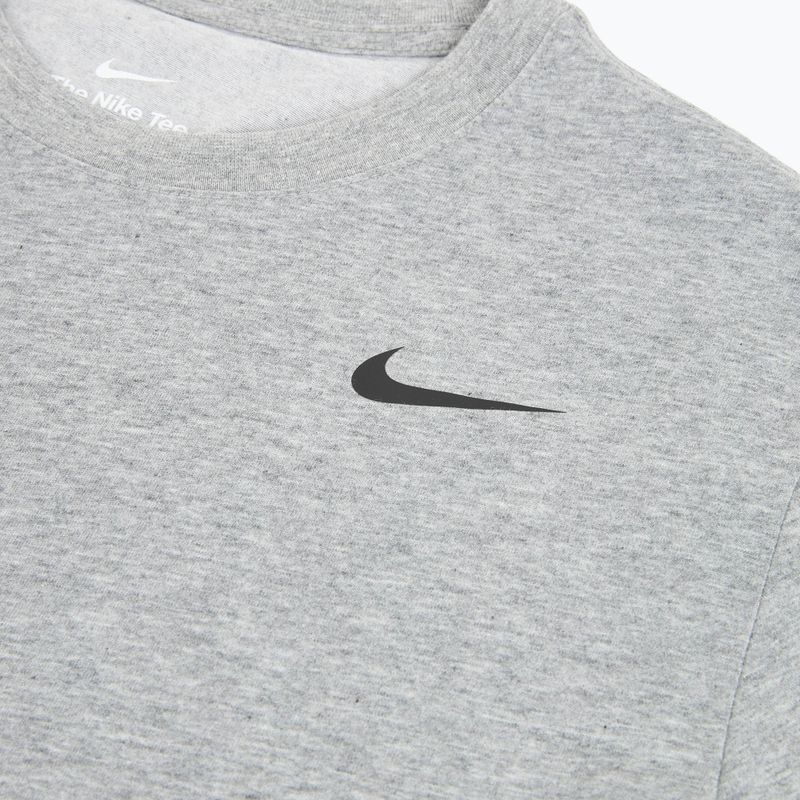 Vyriški marškinėliai Nike Dri-Fit smokey carbon heather/black 3