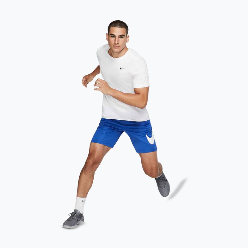 Vyriški marškinėliai Nike Dri-Fit smokey white/black 2