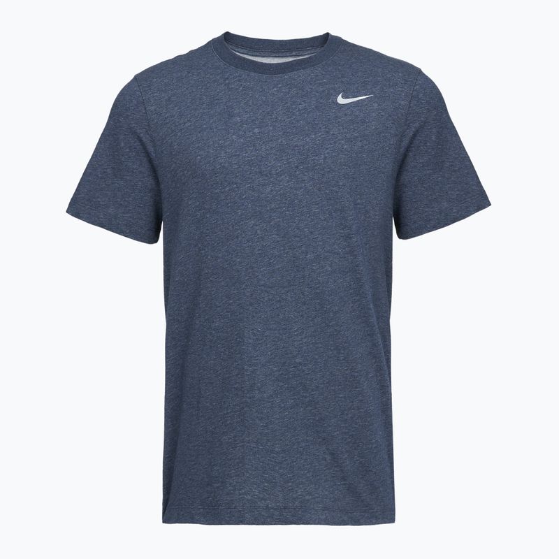Vyriški marškinėliai Nike Dri-Fit smokey obsidian heather/matte silver