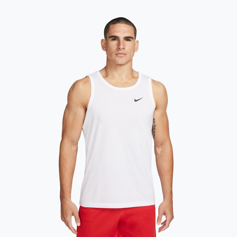 Vyriški treniruočių marškinėliai Nike Dri-Fit TT white/black
