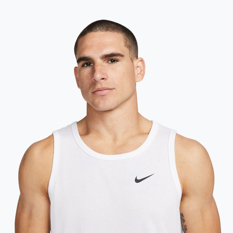 Vyriški treniruočių marškinėliai Nike Dri-Fit TT white/black 4