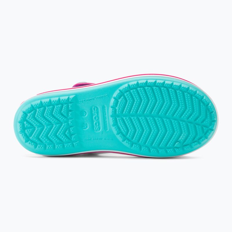 "Crocs Crockband" vaikiški sandalai baseinas / saldainių rožinė 5