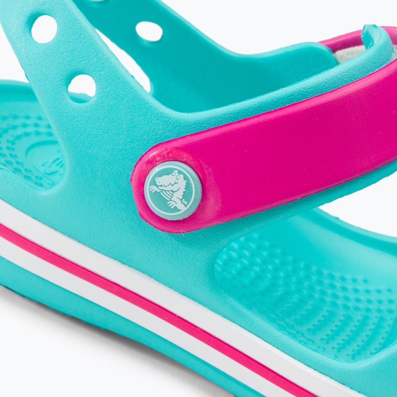 "Crocs Crockband" vaikiški sandalai baseinas / saldainių rožinė 8