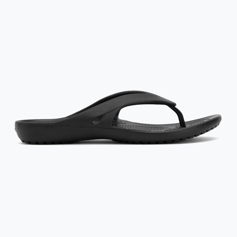 Moteriškos šlepetės per pirštą Crocs Kadee II Flip black 2