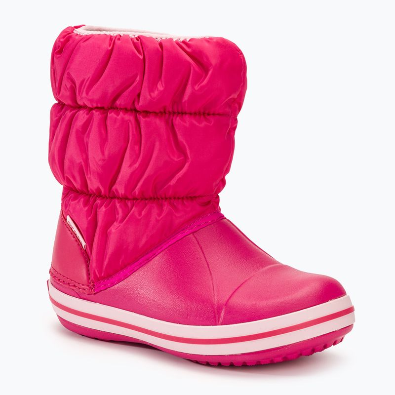 Vaikiški sniego batai Crocs Winter Puff Kids candy pink