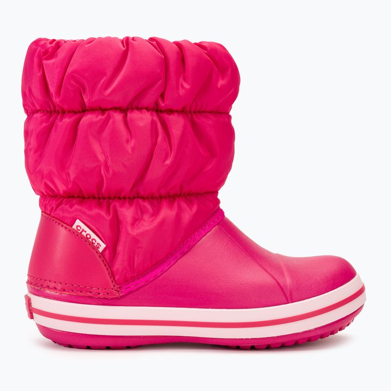 Vaikiški sniego batai Crocs Winter Puff Kids candy pink 2
