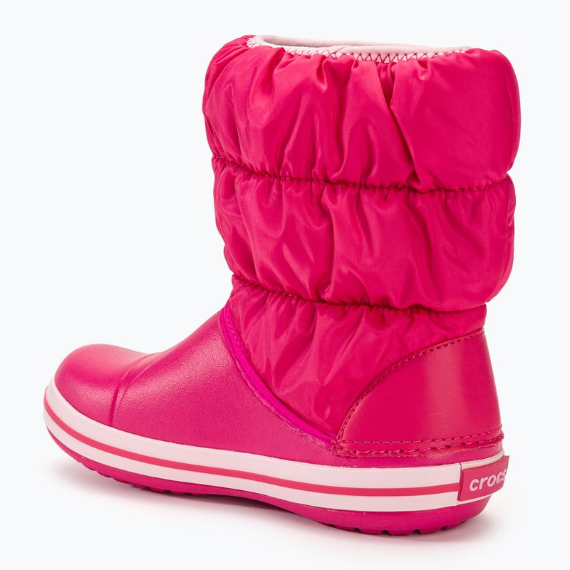 Vaikiški sniego batai Crocs Winter Puff Kids candy pink 3