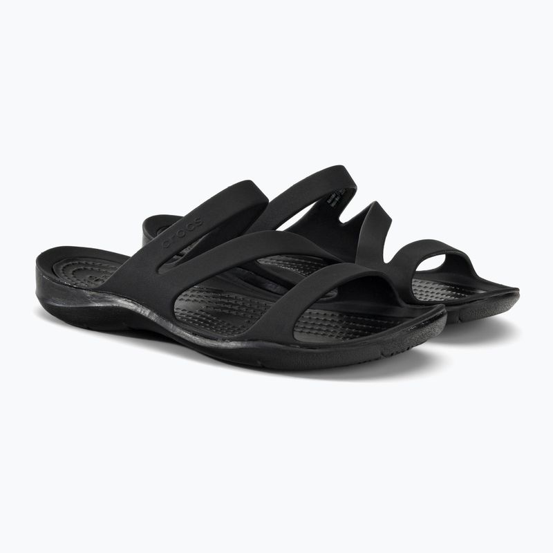 Moteriškos Crocs Swiftwater Sandal black 203998-060 šlepetės 4