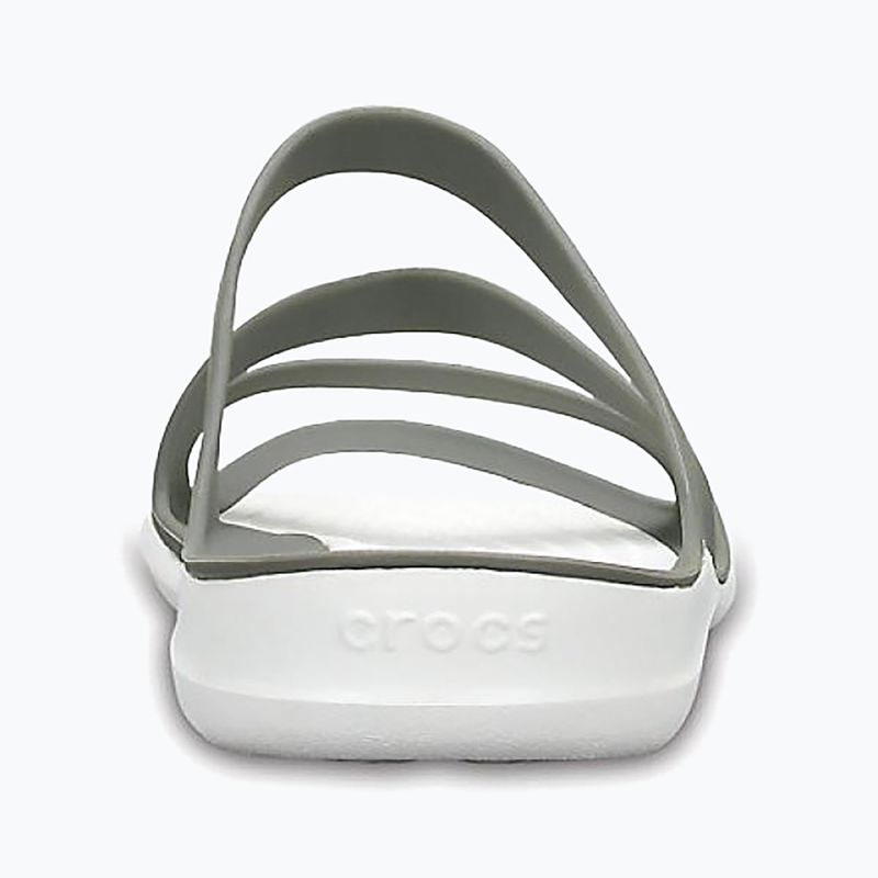Moteriškos šlepetės per pirštą Crocs Swiftwater Sandal W smoke/white 10