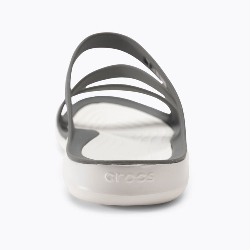 Moteriškos šlepetės per pirštą Crocs Swiftwater Sandal W smoke/white 6
