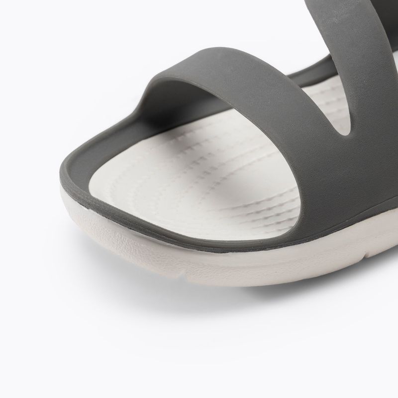 Moteriškos šlepetės per pirštą Crocs Swiftwater Sandal W smoke/white 7