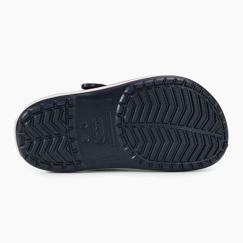 Vaikiškos šlepetės Crocs Crocband Clog Kids navy/red 5