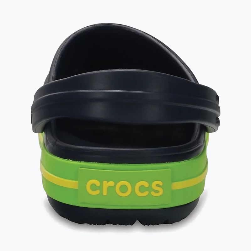 Vaikiškos šlepetės Crocs Crocband Clog Kids navy/volt green 4