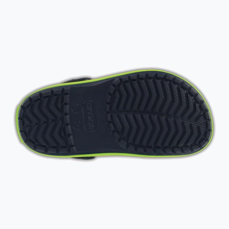 Vaikiškos šlepetės Crocs Crocband Clog Kids navy/volt green 6