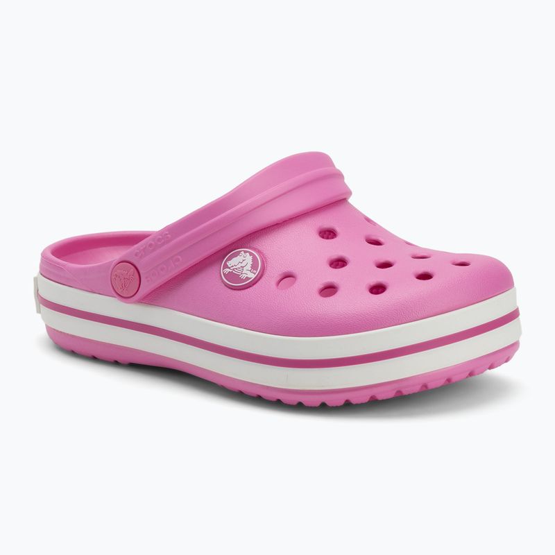 Vaikiškos šlepetės Crocs Crocband Clog Kids party pink