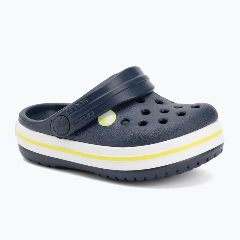 Vaikiškos šlepetės Crocs Crocband Clog Kids navy/citrus