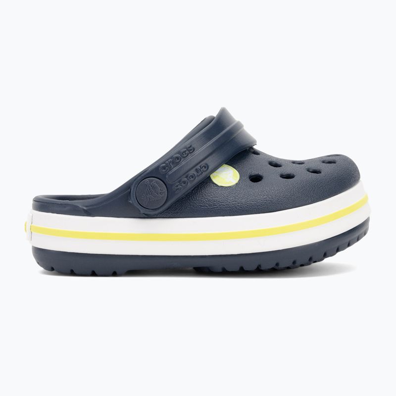 Vaikiškos šlepetės Crocs Crocband Clog Kids navy/citrus 3