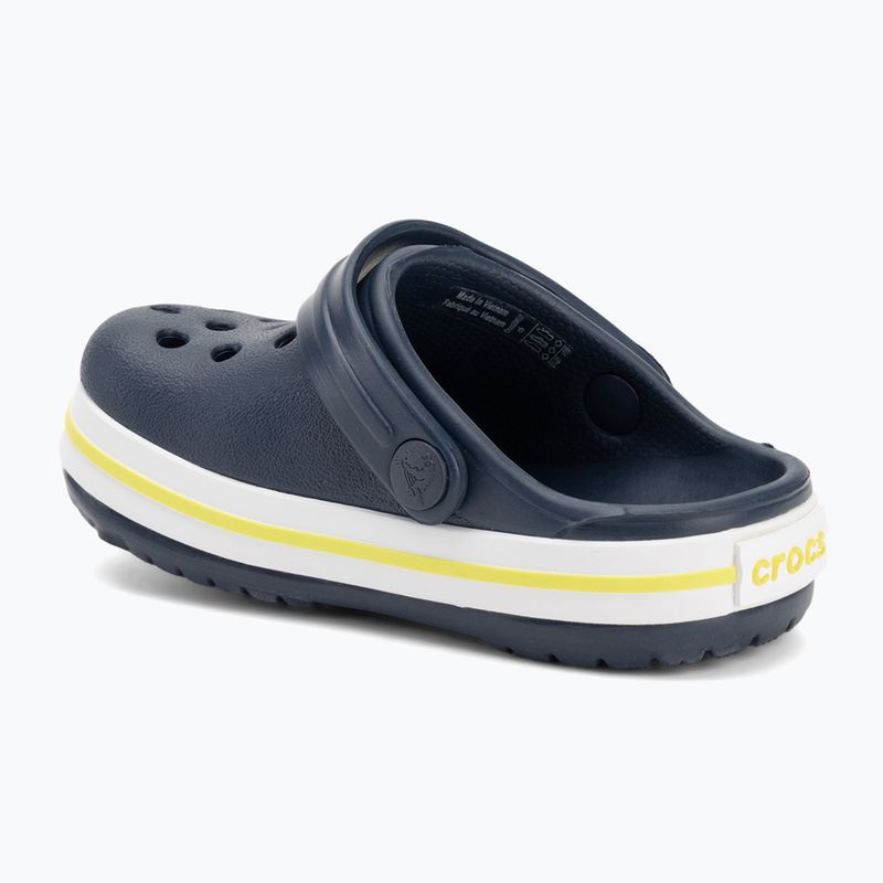 Vaikiškos šlepetės Crocs Crocband Clog Kids navy/citrus 4