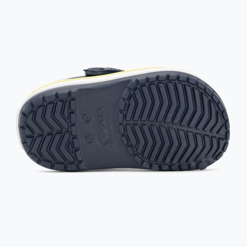 Vaikiškos šlepetės Crocs Crocband Clog Kids navy/citrus 5