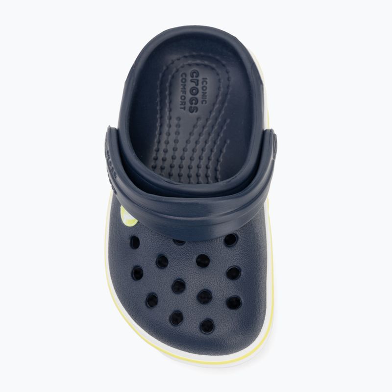 Vaikiškos šlepetės Crocs Crocband Clog Kids navy/citrus 6