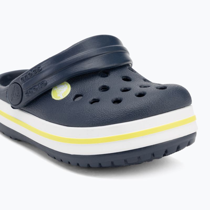 Vaikiškos šlepetės Crocs Crocband Clog Kids navy/citrus 8