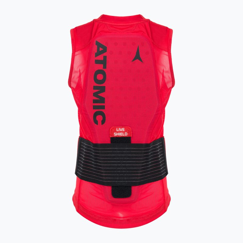 Vaikiška liemenė Atomic Live Shield JR raudona 2
