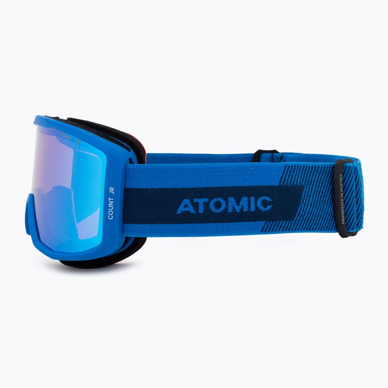 Atomic Count JR vaikiški slidinėjimo akiniai Cilindriniai mėlyni/mėlyni 4