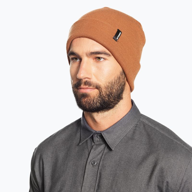 Žieminė kepurė Atomic Alps Rolled Cuff Beanie brown 2