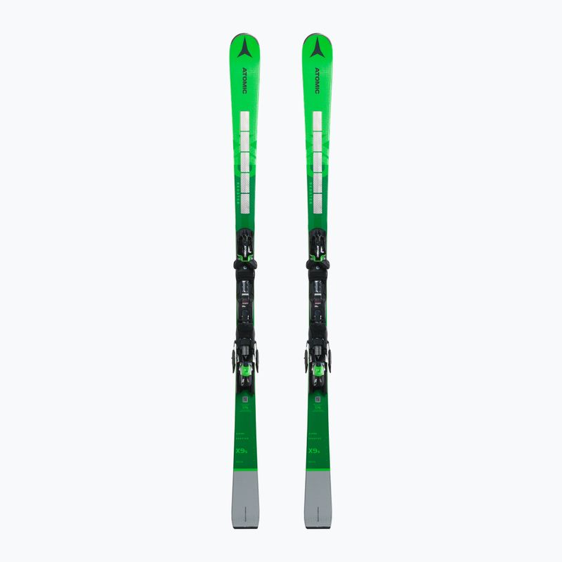 Vyriškos Atomic Redster X9S Revo S + X12 GW green/silver kalnų slidės