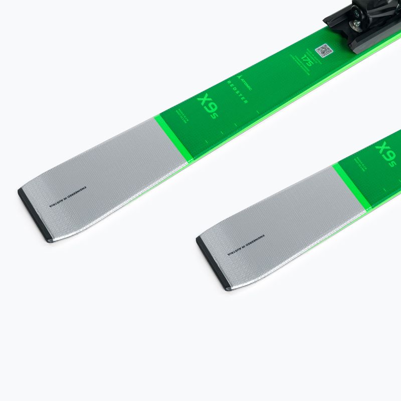 Vyriškos Atomic Redster X9S Revo S + X12 GW green/silver kalnų slidės 9