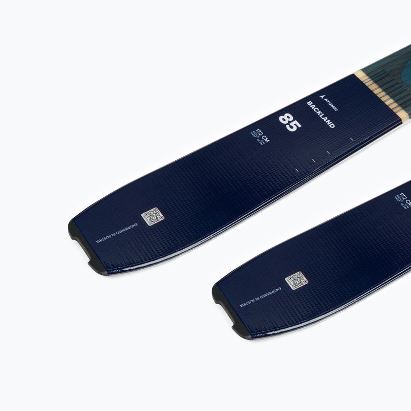 Vyriškos slidės Atomic Backland 85 + Skins dark blue/blue 9