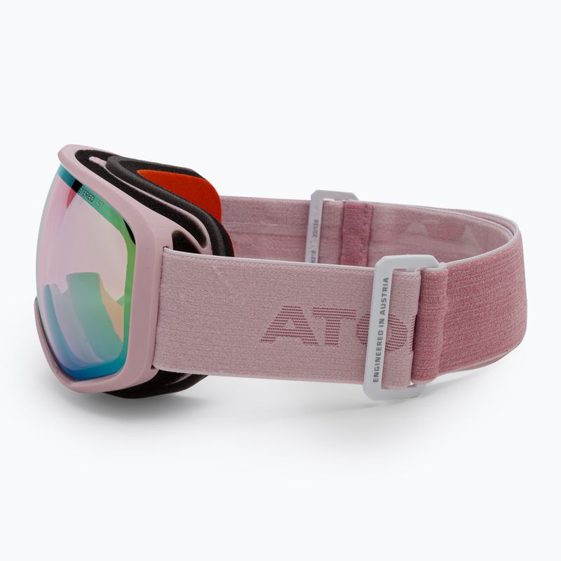 Atomic Count S Stereo slidinėjimo akiniai rose pink/yellow stereo 4