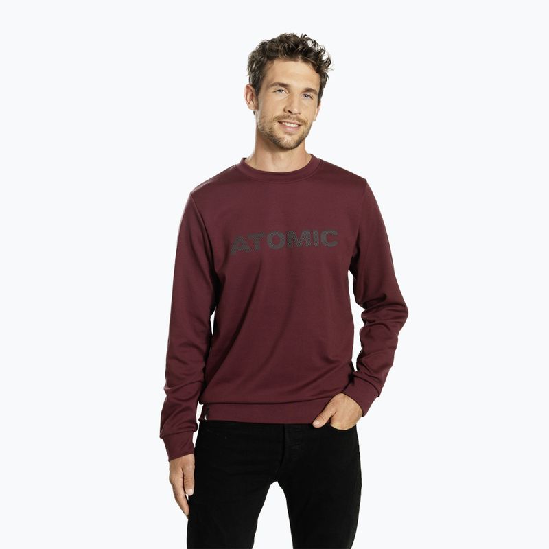 Vyriškas džemperis Atomic Alps Sweatshirt kaštoninės spalvos