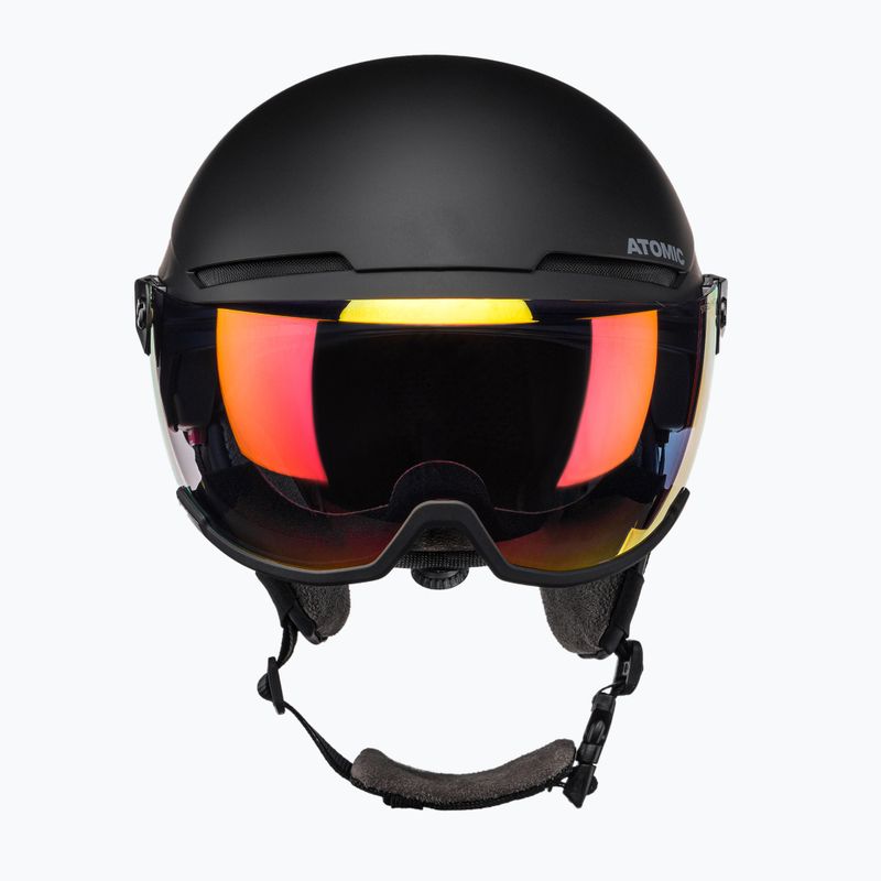 Atomic Savor Visor Slidinėjimo šalmas Nuotrauka juoda 2
