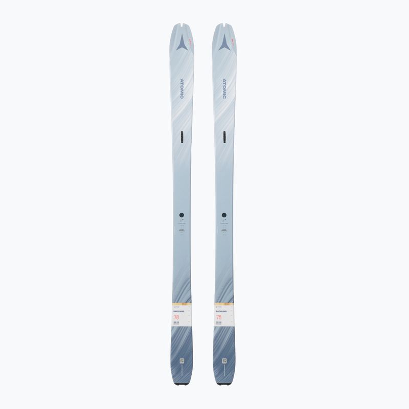 Moteriškos slidinėjimo slidės Atomic Backland 78W + Skins grey/kakhi