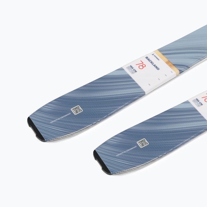 Moteriškos slidinėjimo slidės Atomic Backland 78W + Skins grey/kakhi 9