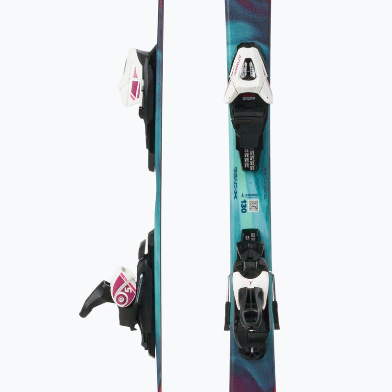 Vaikiškos kalnų slidės Atomic Maven Girl + C5 GW multicolor/green 5