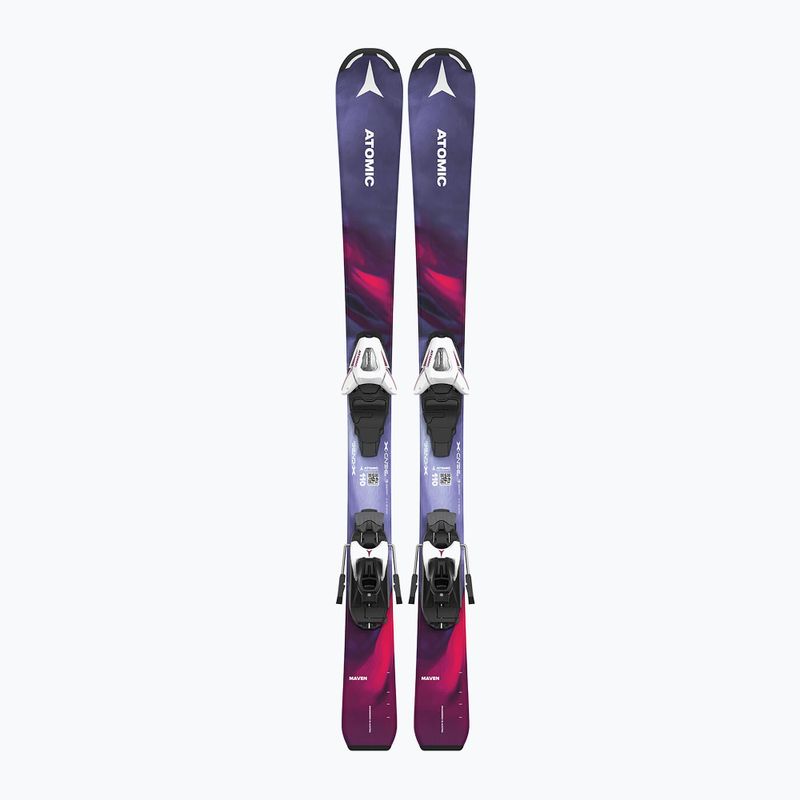 Vaikiškos kalnų slidės Atomic Maven Girl + C5 GW multicolor/blue 10