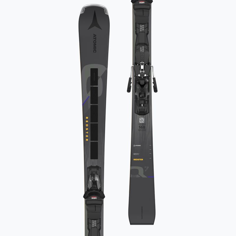 Vyriškos Atomic Redster Q7 Revoshock C + M12 GW pilkos kalnų slidės 12
