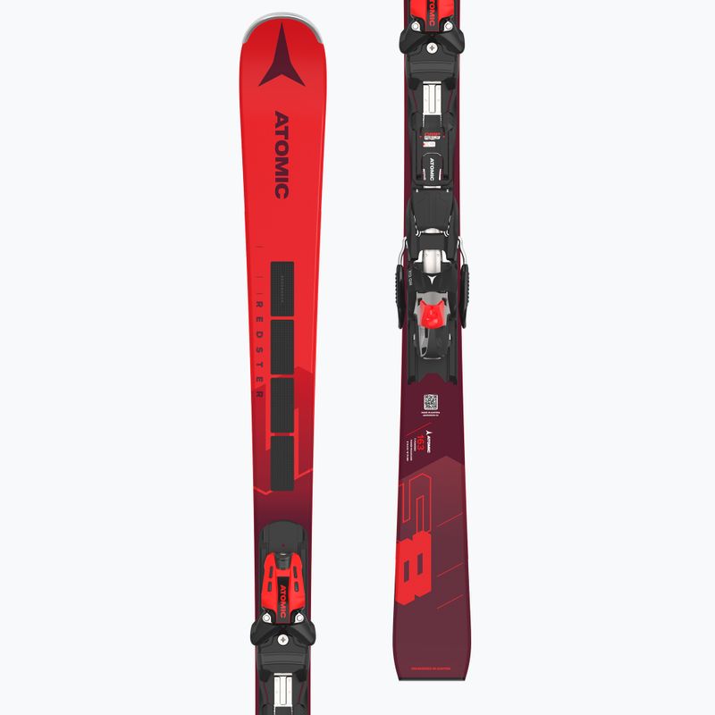 Vyriškos Atomic Redster S8 Revoshock C + X 12 GW raudonos kalnų slidės 10