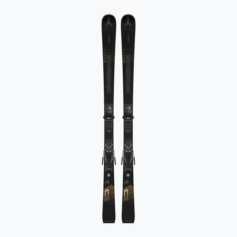 Moteriškos slidės Atomic Cloud C12 Revoshock C + apkaustai M10 GW black