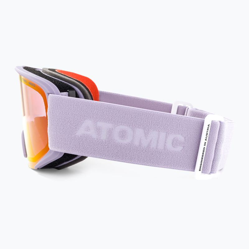 "Atomic Savor Photo" levandų/raudonos spalvos slidinėjimo akiniai 4