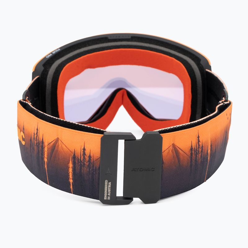 Slidinėjimo akiniai Atomic Four Pro HD Photo black/orange/tree/amber gold 4
