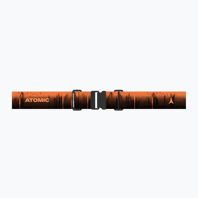 Slidinėjimo akiniai Atomic Four Pro HD Photo black/orange/tree/amber gold 6