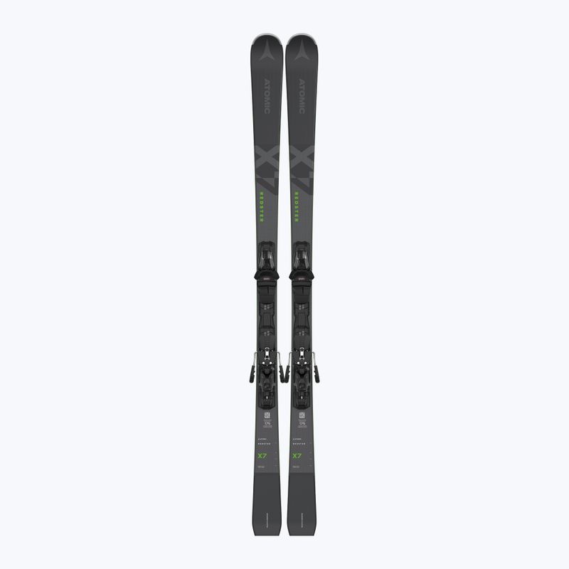 Atomic Redster X7 + M12 GW pilkos/žalios spalvos kalnų slidės