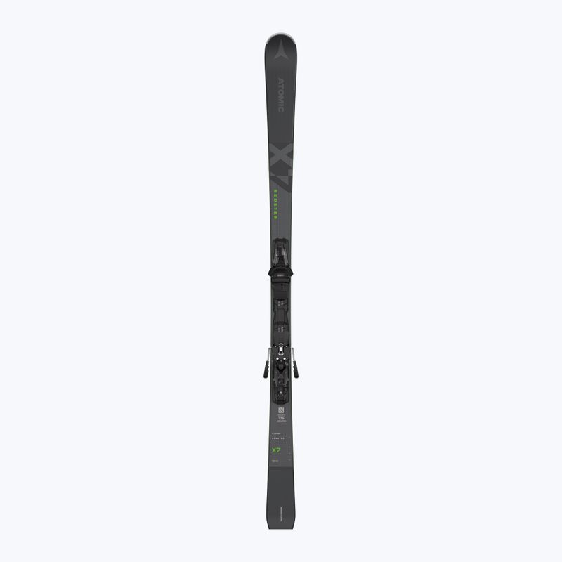Atomic Redster X7 + M12 GW pilkos/žalios spalvos kalnų slidės 2