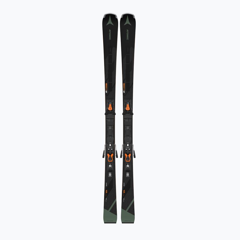 Alpinės slidės Atomic Redster Q7 Revoshock C + įkabinimai M12 GW black/green